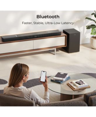 Skywave F40 Boom 5.1.2ch Sound Bar with Dolby Atmos, Surround Sound System for TV with 2 Surround Speakers, 460W