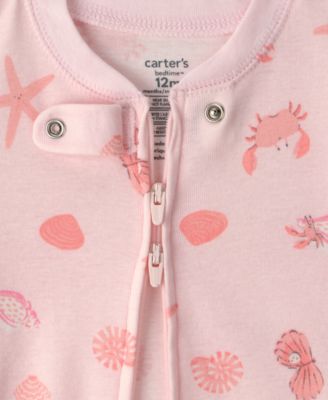 Baby Girls' Long-Sleeve Sleep & Play