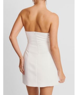 Women's Bandeau Embellished Diamante Mini Dress