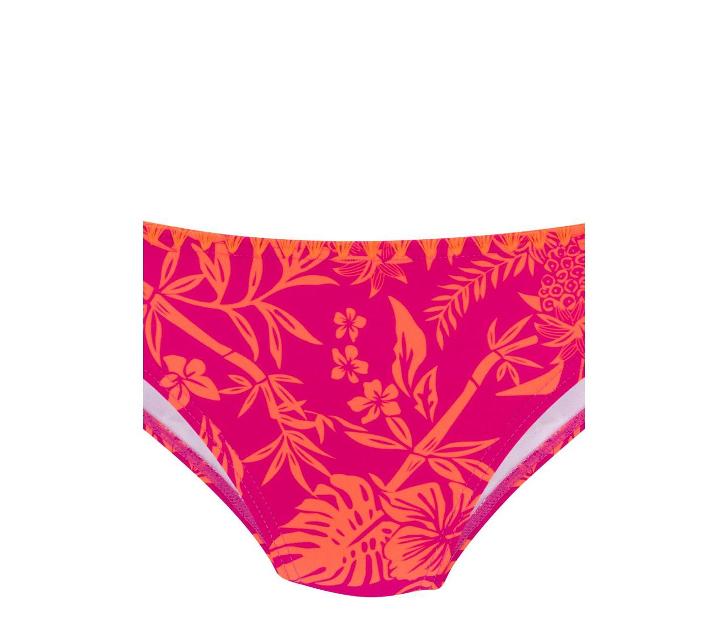 Women's Tropical Print Classic Bikini Crochet Swim Bottom