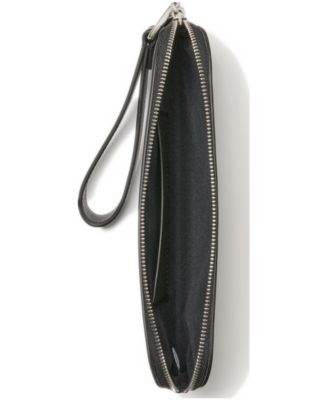 Halo Fine Grain Leather Zipper Wallet