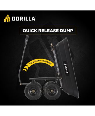 Poly Garden Dump Cart Camping Beach Wagon, 600 Pound Capacity