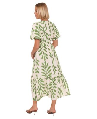 Women's Steele Puff Sleeve Midi Dress