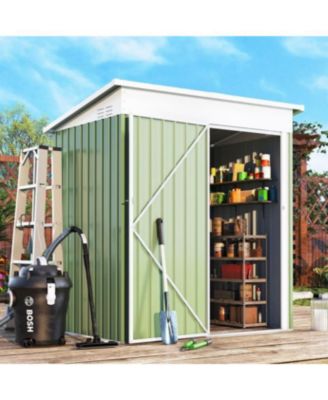 Outdoor Durable and Space-Saving Small Storage Shed