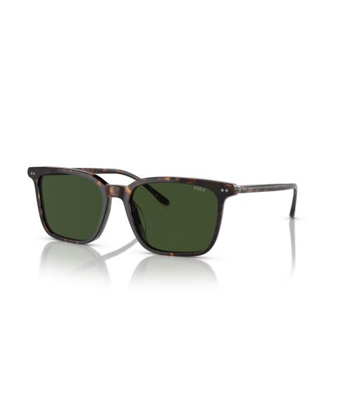 Мужские солнцезащитные очки Polo Ralph Lauren Square Sunglasses, PH4194U, цвет: Блестящий светлый золотой