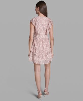 bcbgeneration ruffled cocktail dress BCBGMaxazria NEW Size 0 White Ruffle Bodice Dress  FABULUX