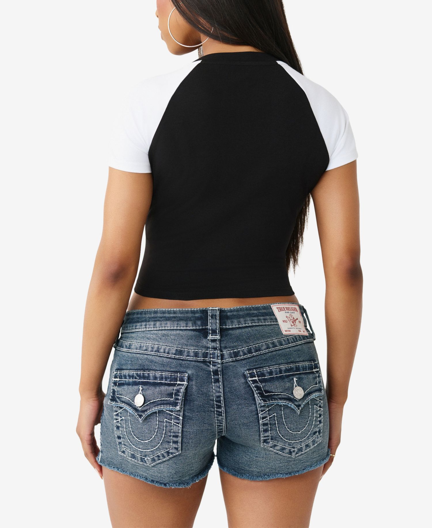 Women's Contrast Raglan Baby T-Shirt