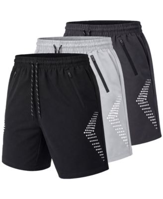 Men's Regular-Fit Performance Athletic Shorts, 3-Pack