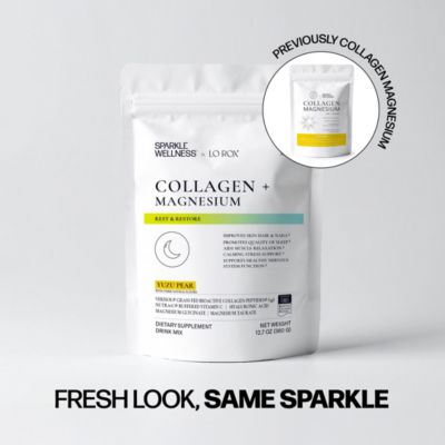 Collagen Magnesium Rest + Restore [30 Serves] VERISOL Bioactive Collagen Peptides, Magnesium Glycinate & Taurate Salts | Calming Beauty Routine
