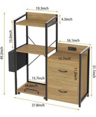 2 Drawer File Cabinet for Letter