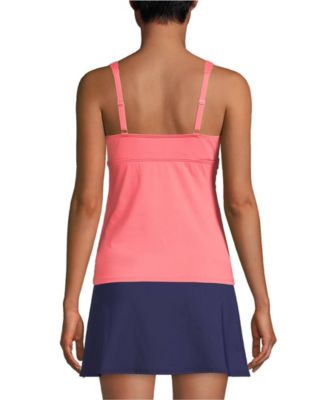 Women's DDD-Cup Sweetheart Wrap Underwire Tankini Top