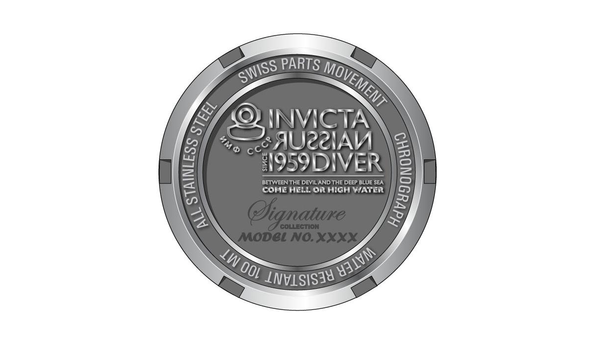 Invicta Men's 7001 Russian Diver Quartz Chronograph Dial Watch