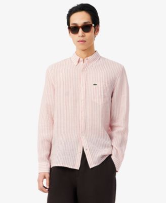 Men's Regular-Fit Striped Long-Sleeve Shirt
