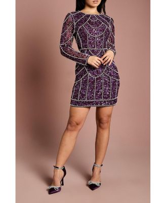 Women's Embellished Mini Dress