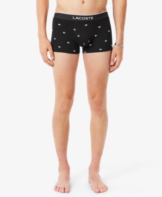 Lactose Men's Cotton Stretch Mini-Crocodile Trunks, 3-Pack