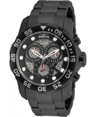 Men's 19838 Pro Diver Quartz 3 Hand Dial Watch