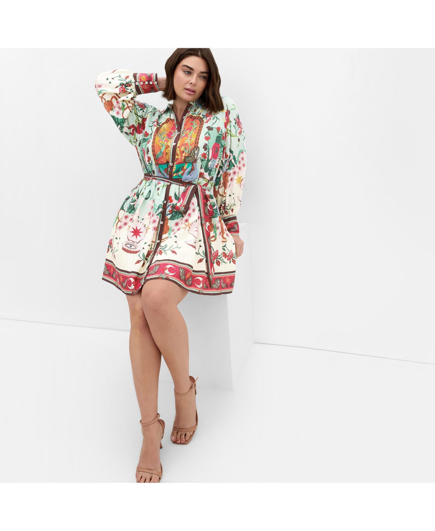 Women's Ezra Dreamscape Print Mini Dress