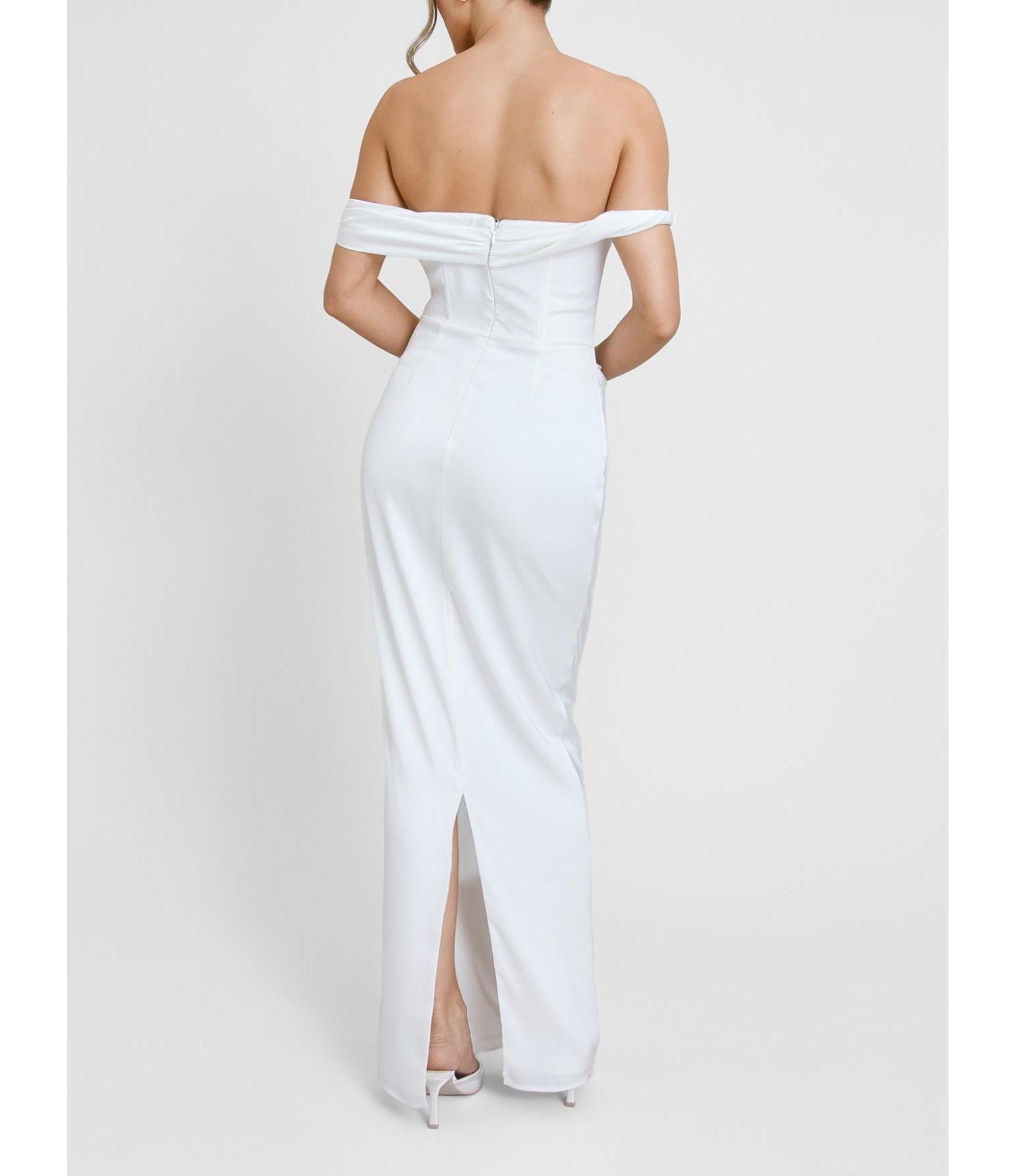 Women's Twist Strap Corset Maxi Dress