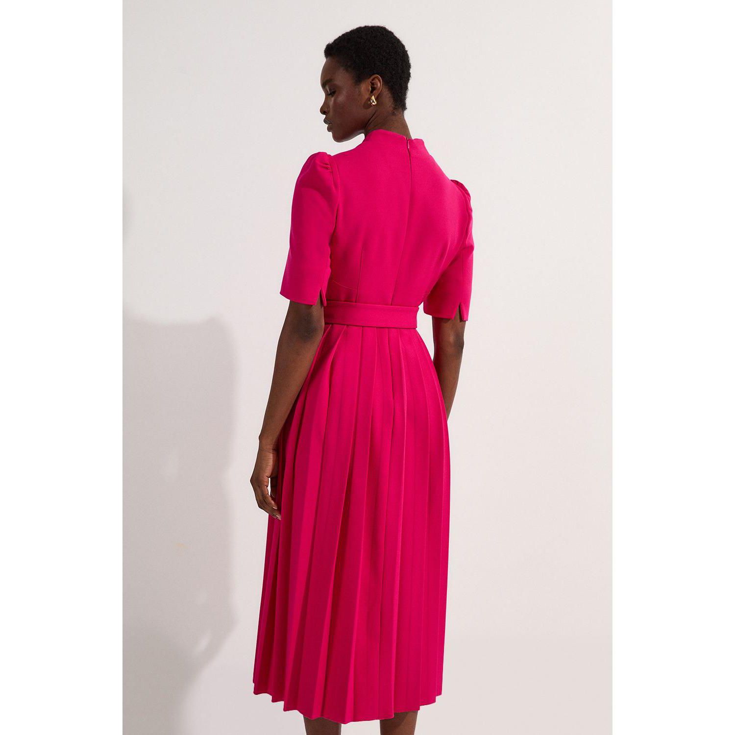 Women's Crepe Forever Pleat Midi Dress