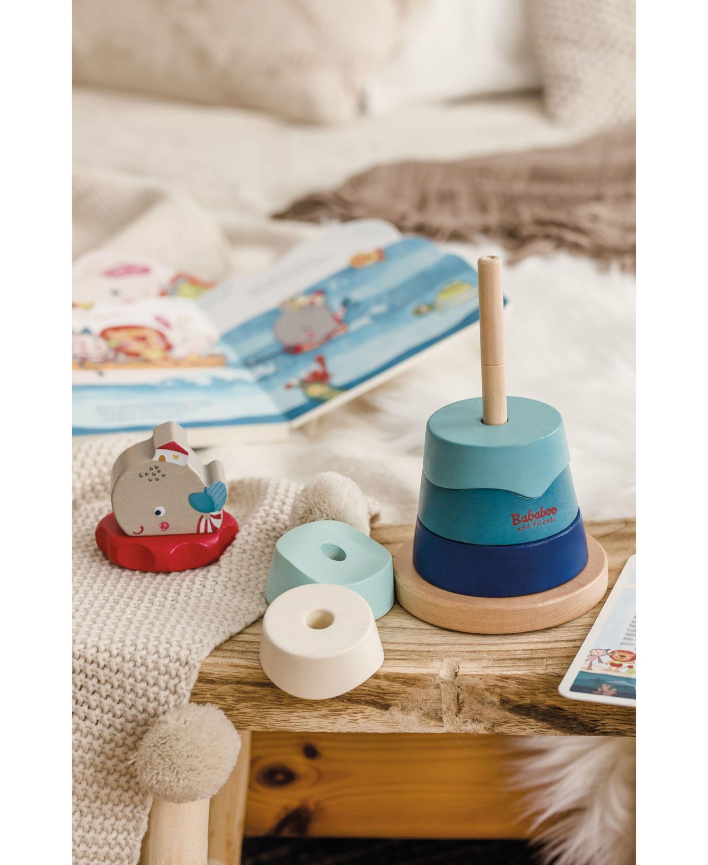 Детские игрушки Bababoo and friends Wilma Whale Stacking Toy, цвет: Open Miscellaneous — фото 5