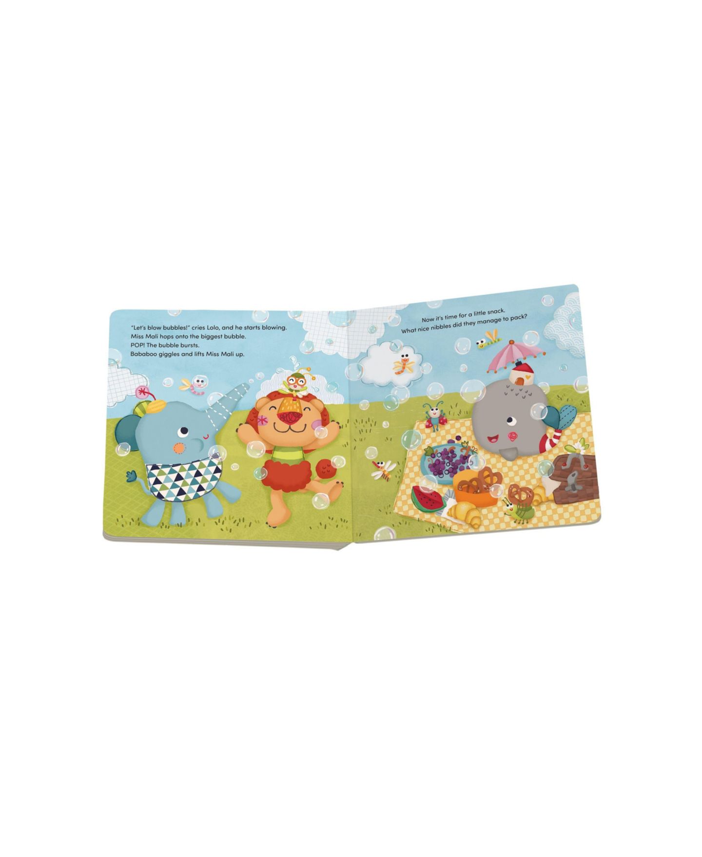 Детские мягкие игрушки Bababoo and friends Lolo Elephant Book & Plush Set, 2-Piece Set — фото 4