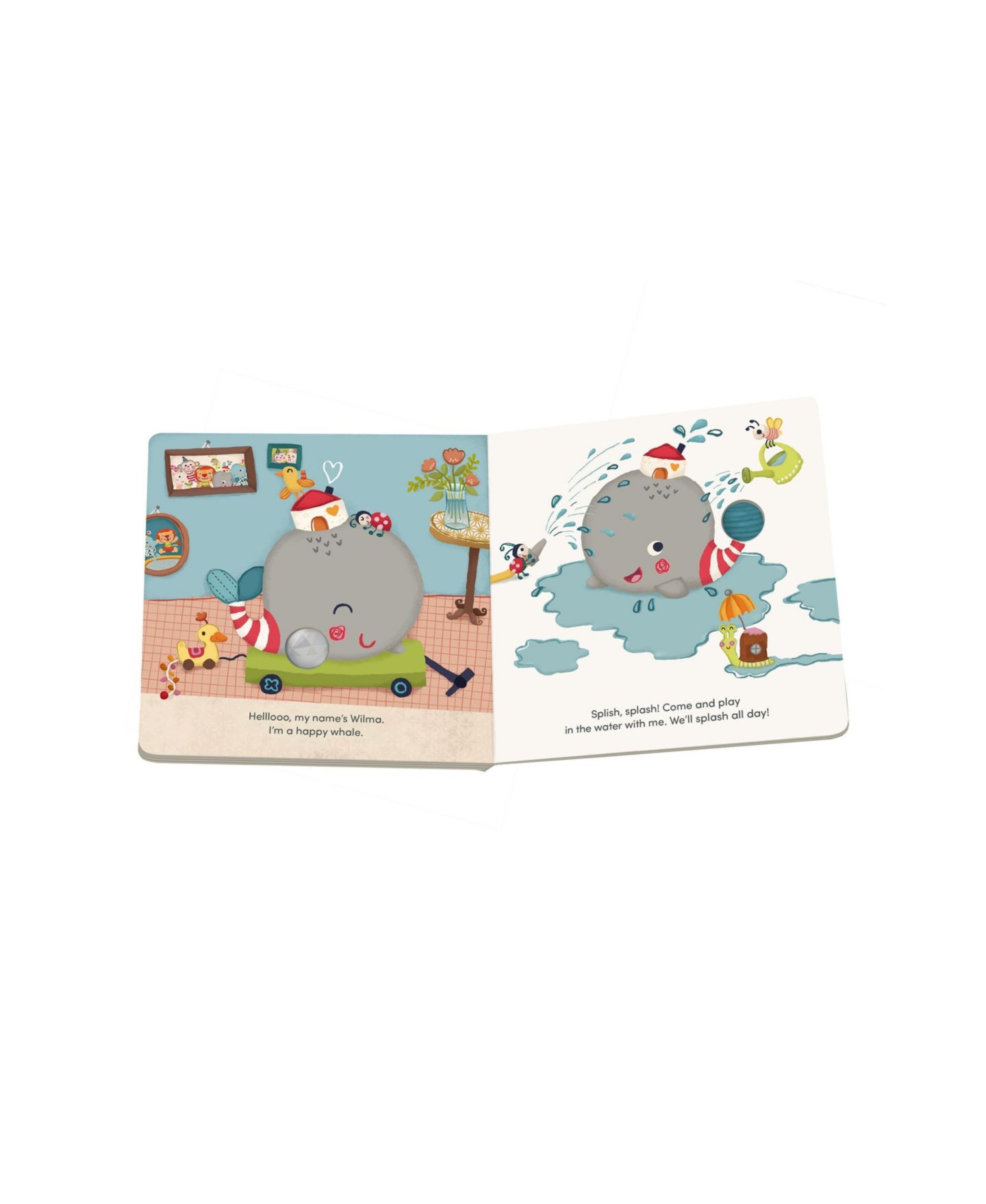 Детские мягкие игрушки Bababoo and friends Wilma Whale Book & Plush Set, 2-Piece, цвет: Open Miscellaneous — фото 3