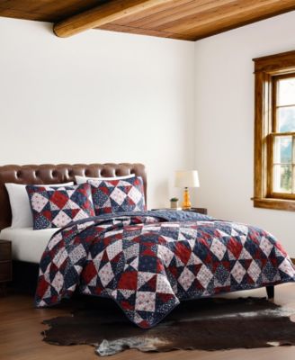 Rodeo Patchwork Reversible 3-Pc. Quilt Set, King