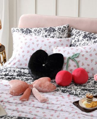 Velvet Heart Novelty Decorative Pillow, 18" X 18"