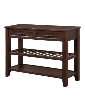 Mid-Century Style Sideboard Buffet with Large Storage Space