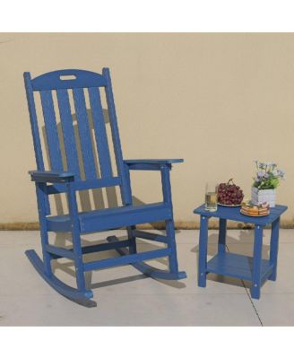 rocking chair for all seasons, sturdy HIPS, stainless steel