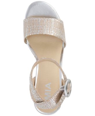 Women's Renee Raffia Block Heel Platform Sandals