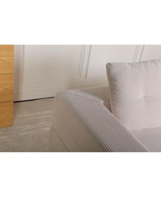 Compression Human Dog Sofa Bed, Modern Floor Couch w/Pillow