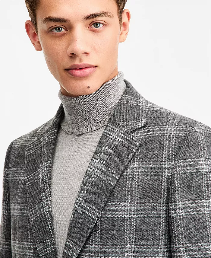 Men's Modern-Fit Tweed Patterned Sport Coat - thumbnail 8