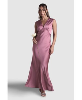 Women's Satin Bridesmaid Dress