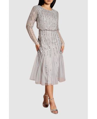 Women's Party Sequin Midi Dress
