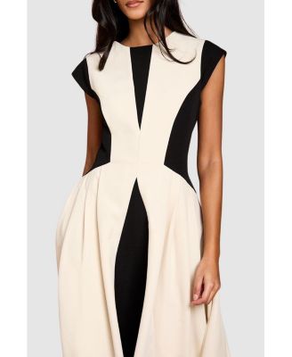 Women's Block Midi Dress