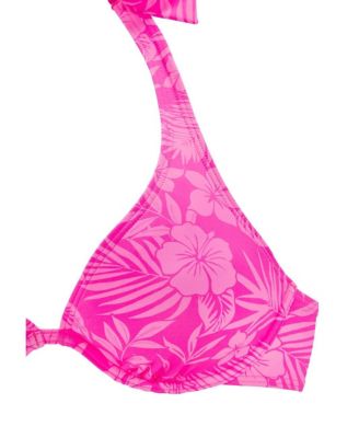 Women's Tropical Underwire Bikini Swimsuit Top Bra Sizing
