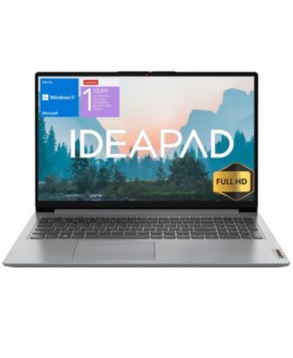 IdeaPad 1 15.6" Traditional Laptop Intel Pentium Silver N6000 12GB RAM Intel UHD Graphics 128GB eMMC + 256GB SSD Windows 11 Home