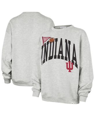 Women's Gray Indiana Hoosiers Icon Fleece Sweatshirt