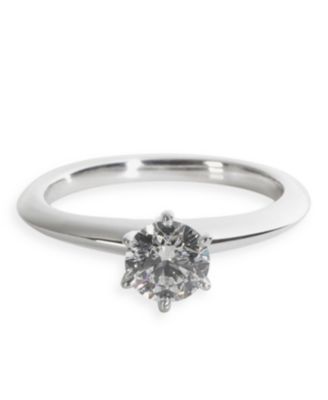 0.53 ct Round Brilliant Diamond Engagement Ring