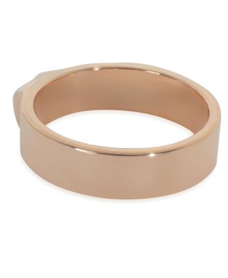 Pre-Owned HERMES Rose Gold  Small Model Collier de Chien Ring