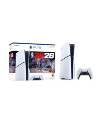 5 NBA26 Disc Console Slim w/DualSense Controller Chroma Pearl