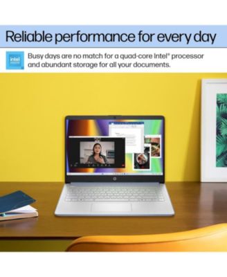 Essential 14" Traditional Laptop Intel N-Series 4GB RAM Intel Graphics 128GB eMMC Storage Windows 11 Home 60Hz