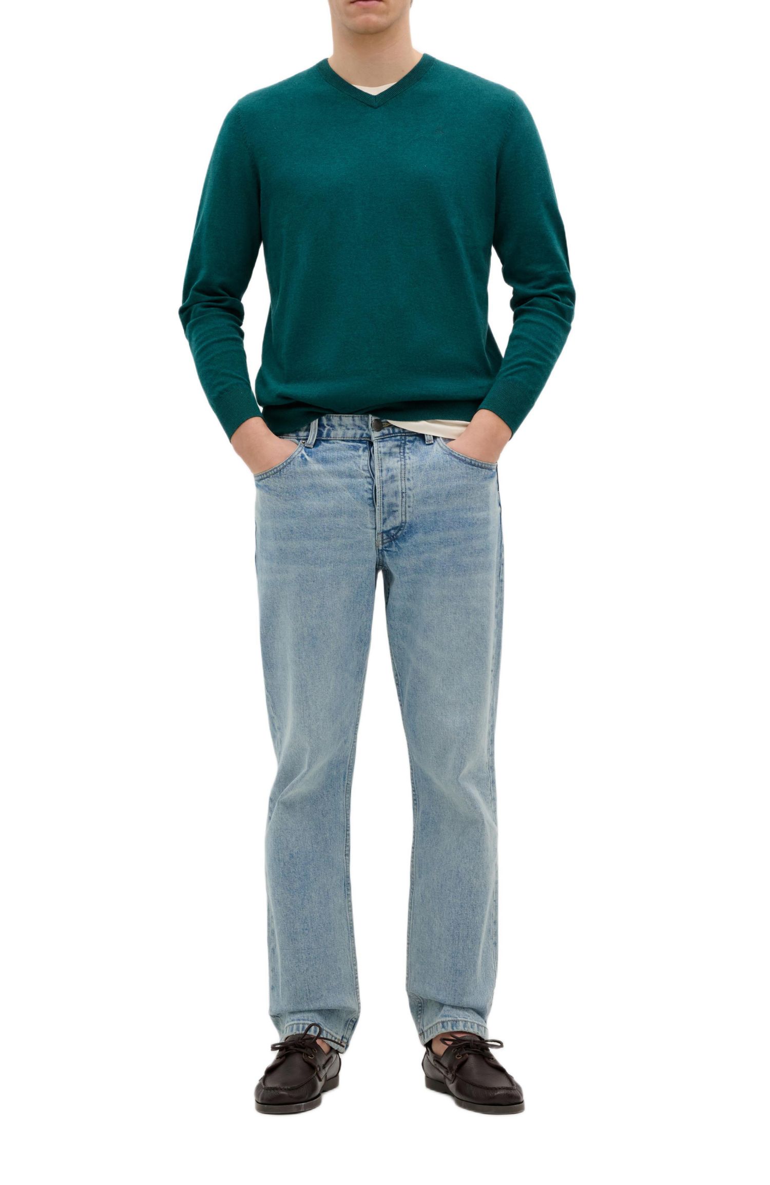 Men's Skull V Neck Tricot