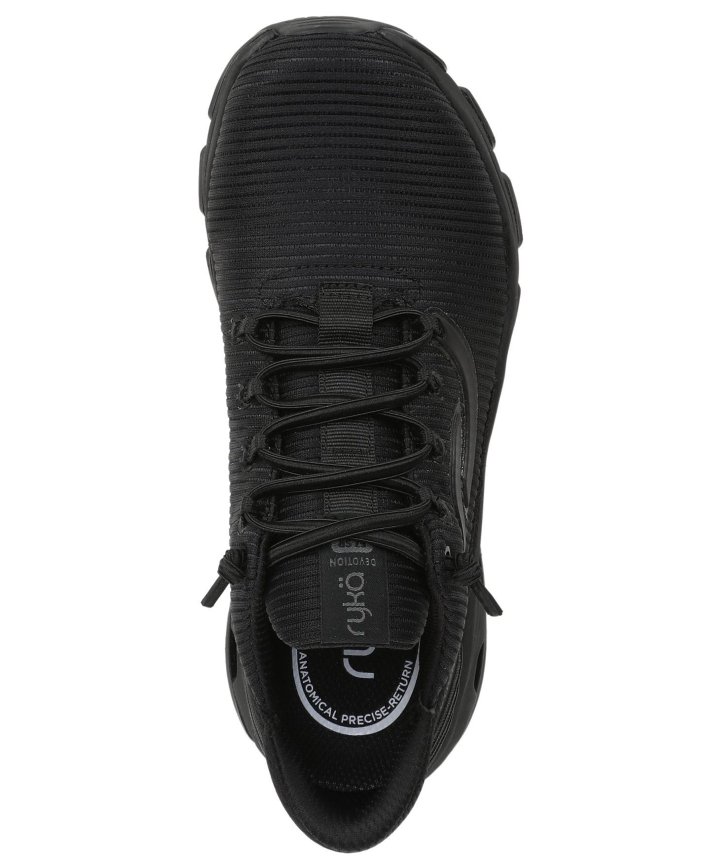 Женские кроссовки Ryka Devotion Slip-On, цвет: Чёрный / Чёрный сетчатый — фото 4