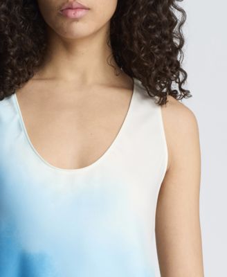 Women's Scoop Neck Long Slip Dress