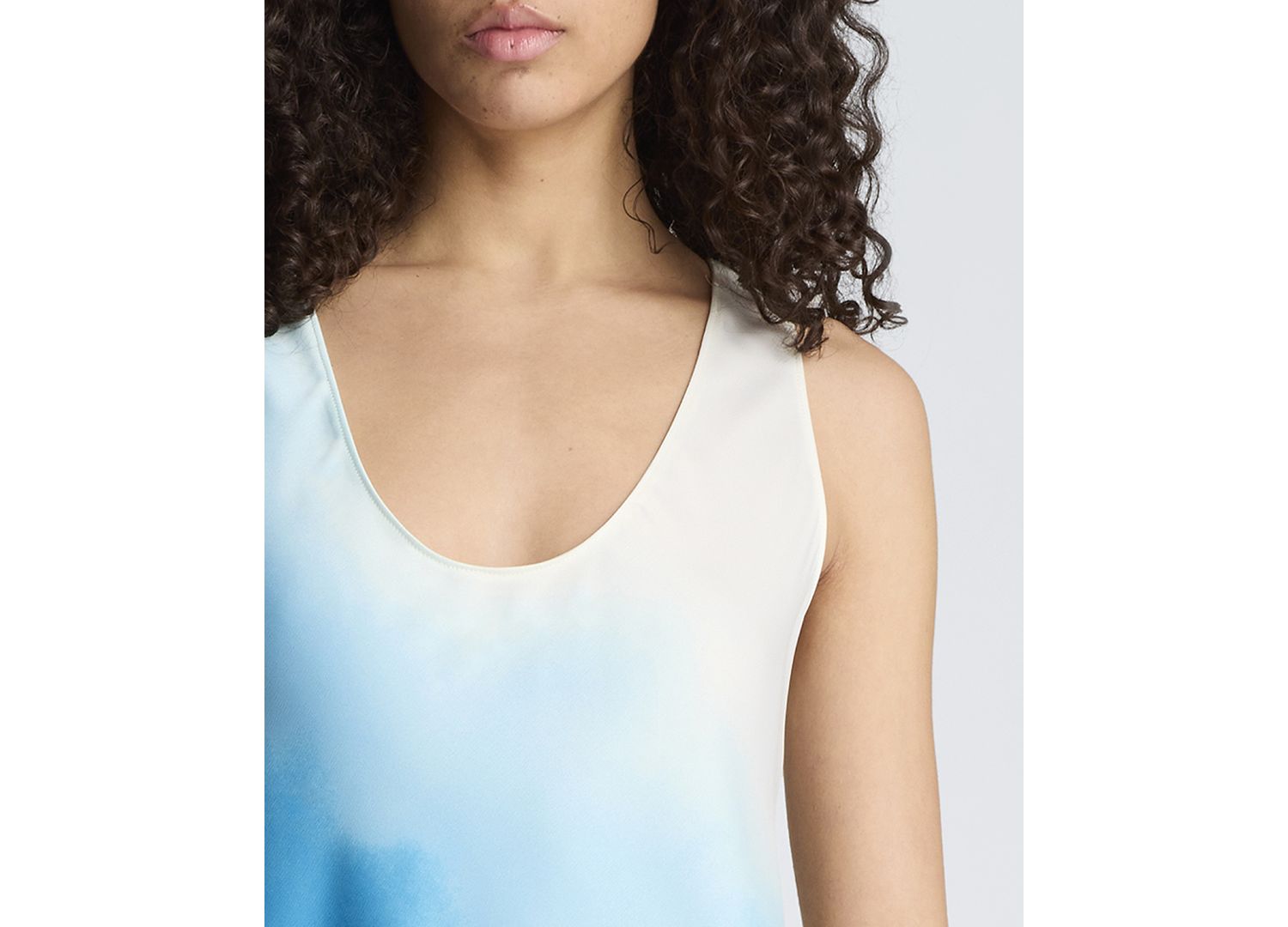 Women's Scoop Neck Long Slip Dress