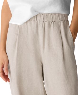 Women's Ankle Pleated Lantern Pants