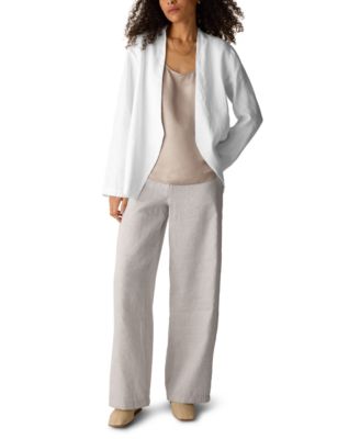 Women's & Plus Size Asymmetrical High Collar Cut-Away Jacket