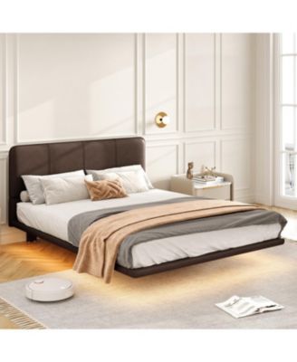 LED Floating Bed Frame Full Size